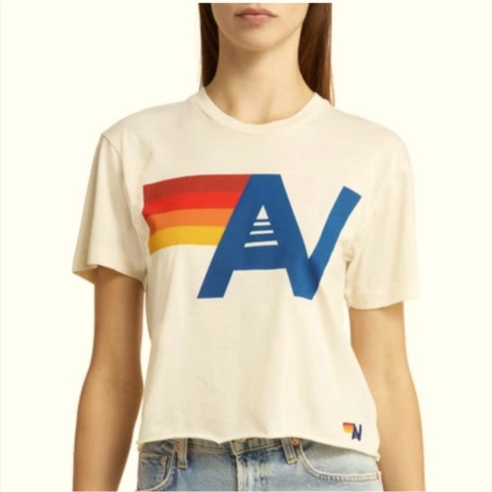 Aviator Nation Logo Boyfriend Tee